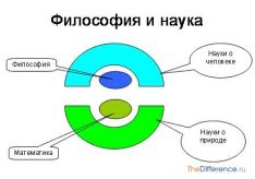 Разница между философией и наукой