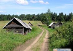 Разница между деревней и поселком