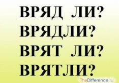 Как пишется «вряд ли»?